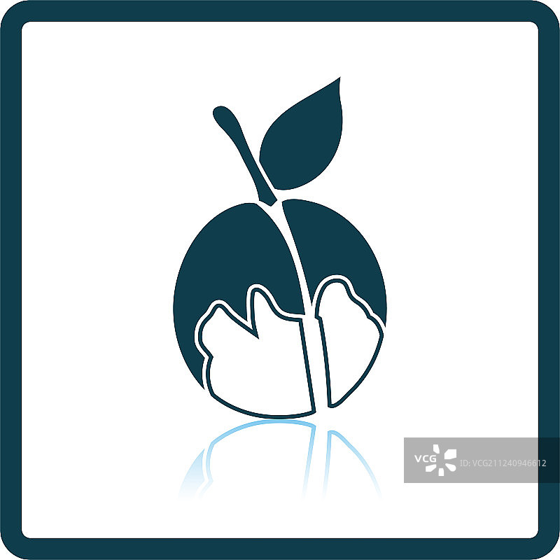 桃子图标图片素材