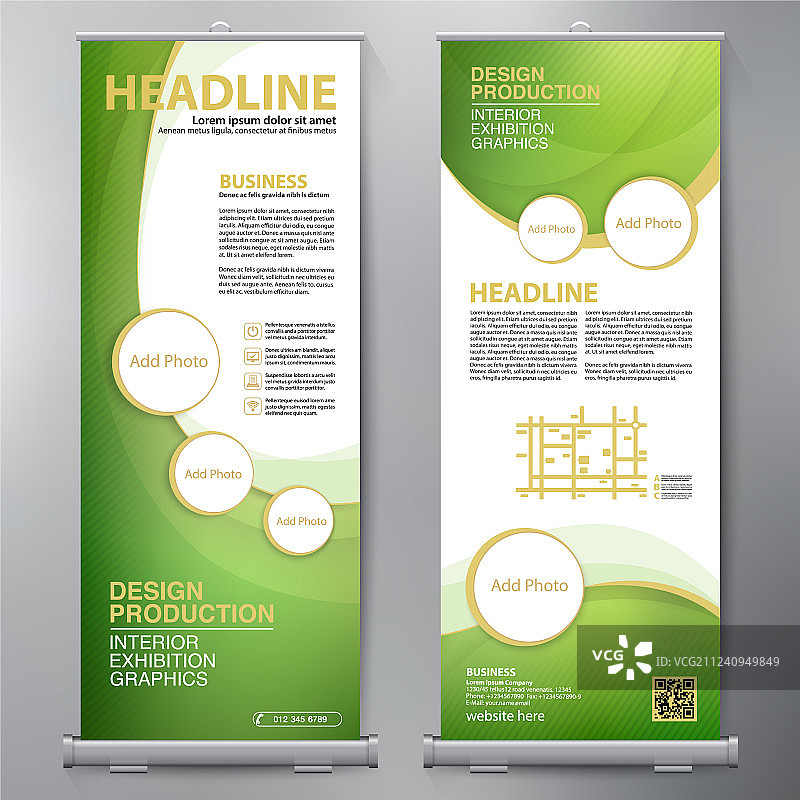 业务卷站设计横幅模板图片素材