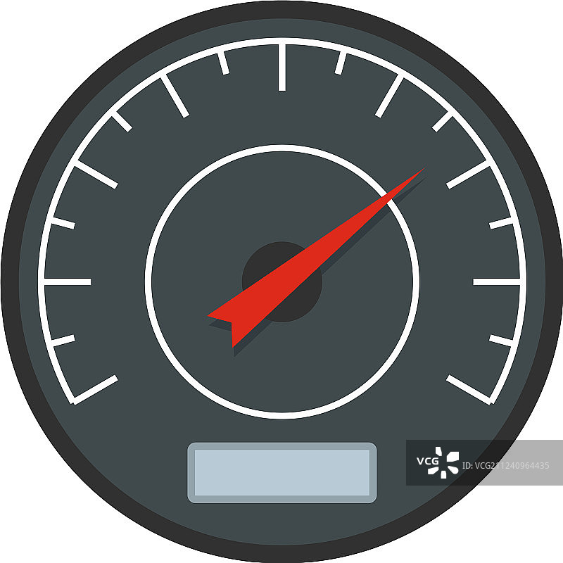 扁平风格的黑色仪表盘图标图片素材