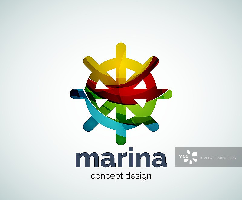 码头方向盘标志模板图片素材