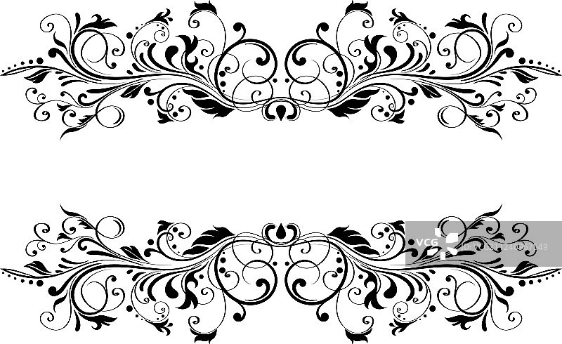 花卉装饰饰品分隔元素图片素材