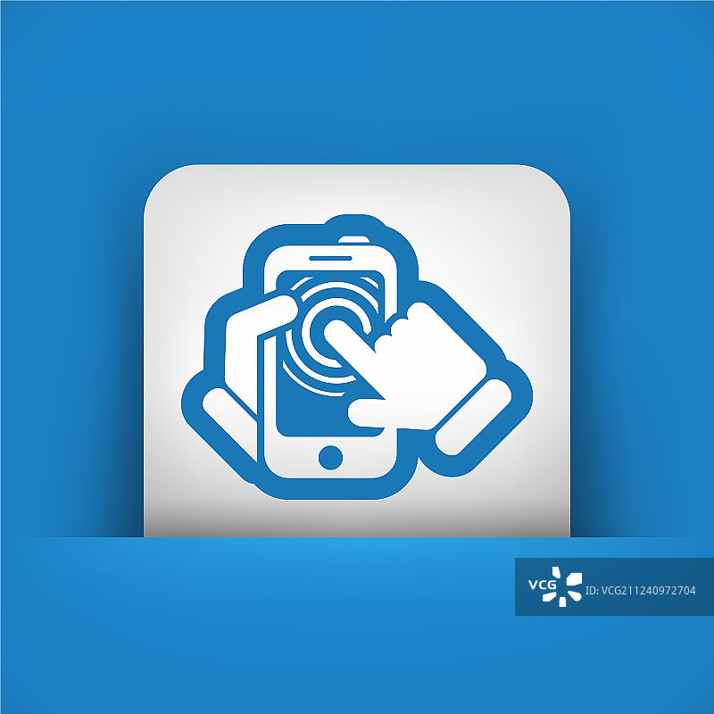 智能手机触摸屏图标图片素材