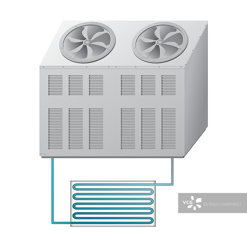 户内外冷水机组图片素材