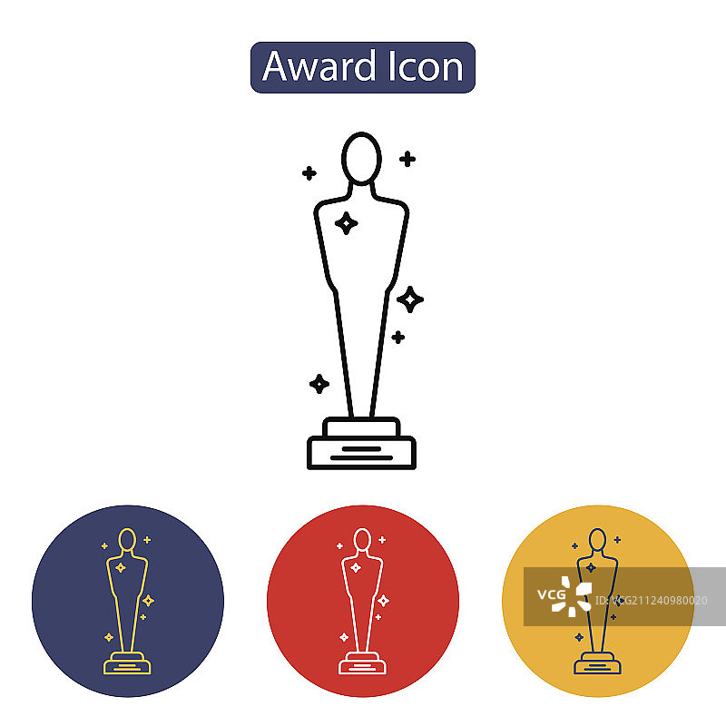 学院奖图标图片素材