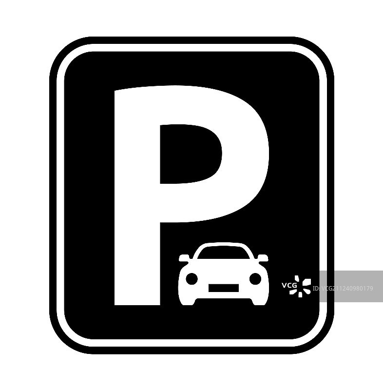 停车标志图片素材