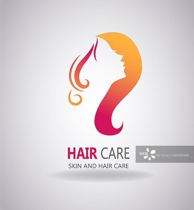 长发女孩肖像图片素材