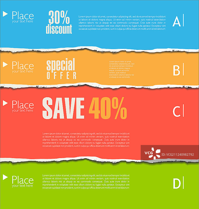 撕纸彩色背景2图片素材