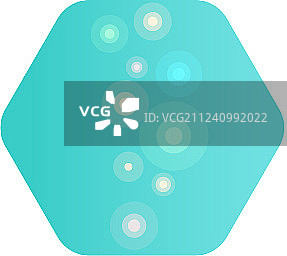 抽象几何形状绿松石图片素材