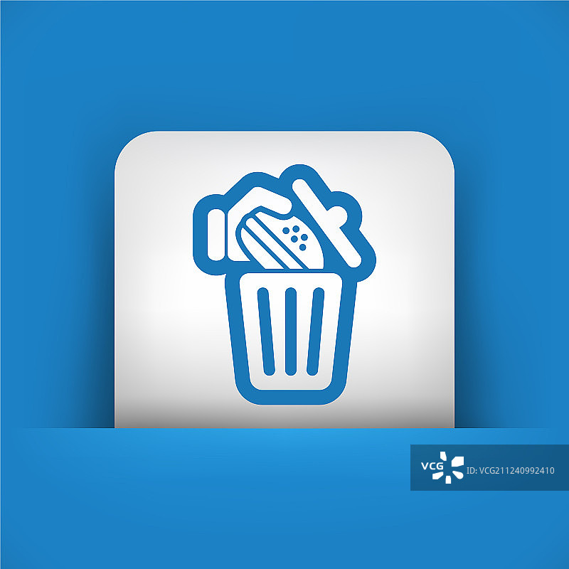 丢弃三明治图片素材