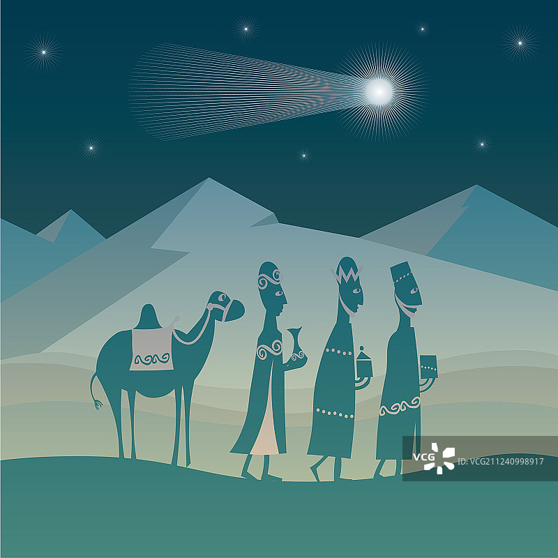 东方三博士图片素材