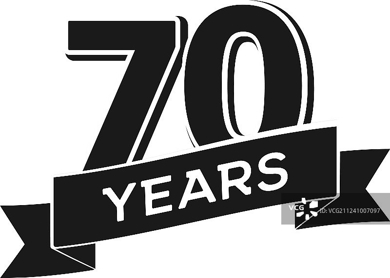 70周年纪念标志图片素材