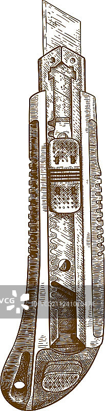 笔刀或裁纸刀雕刻图片素材