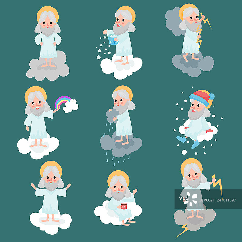 神的工作日场景图片素材