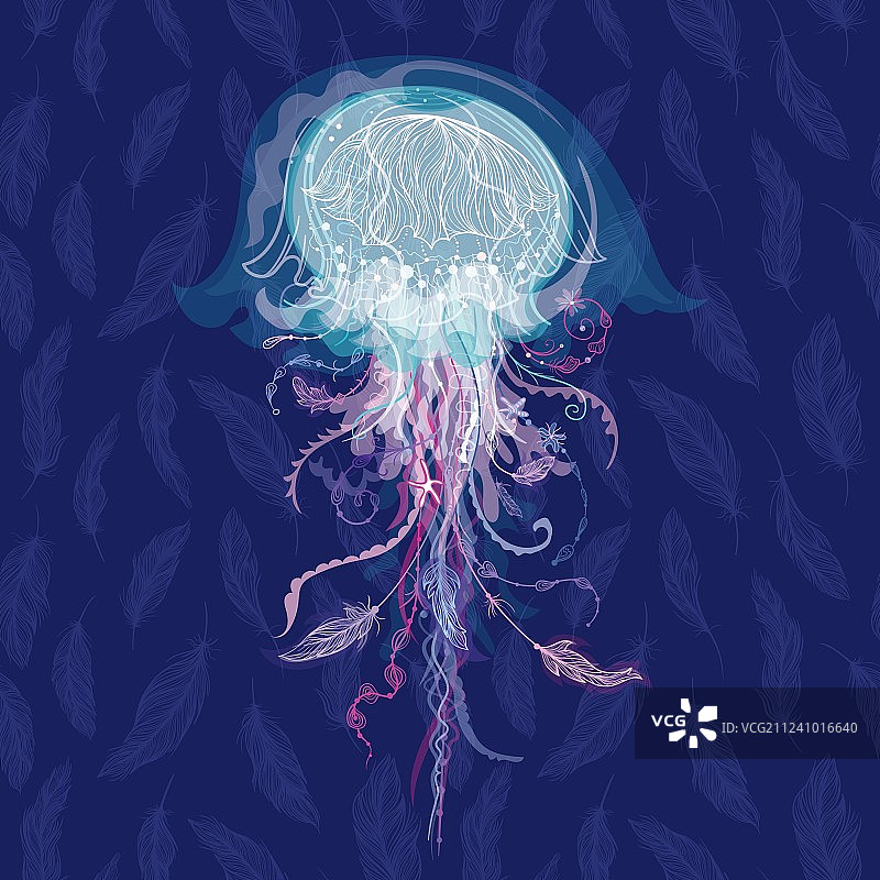 魔法水母图片素材