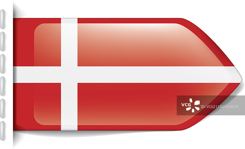 丹麦国旗上有白色图片素材
