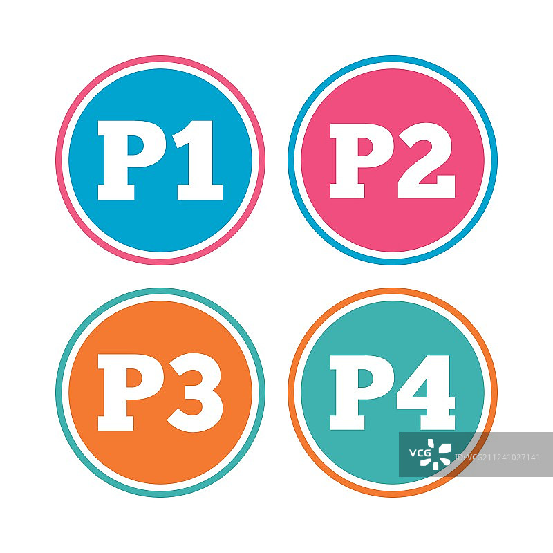 停车场图标，一楼和二楼标志图片素材