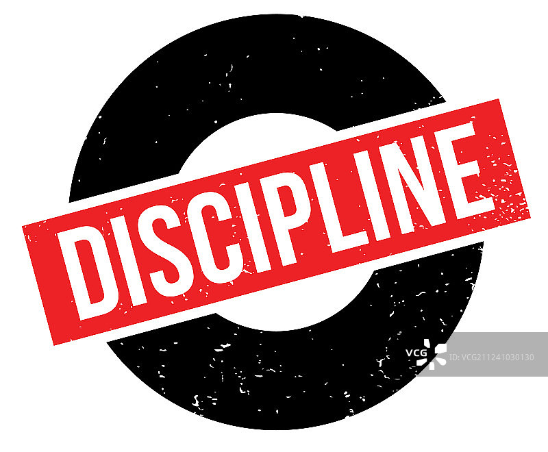 纪律橡胶印章图片素材