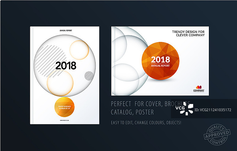 彩色剪纸风格宣传册设计模板图片素材