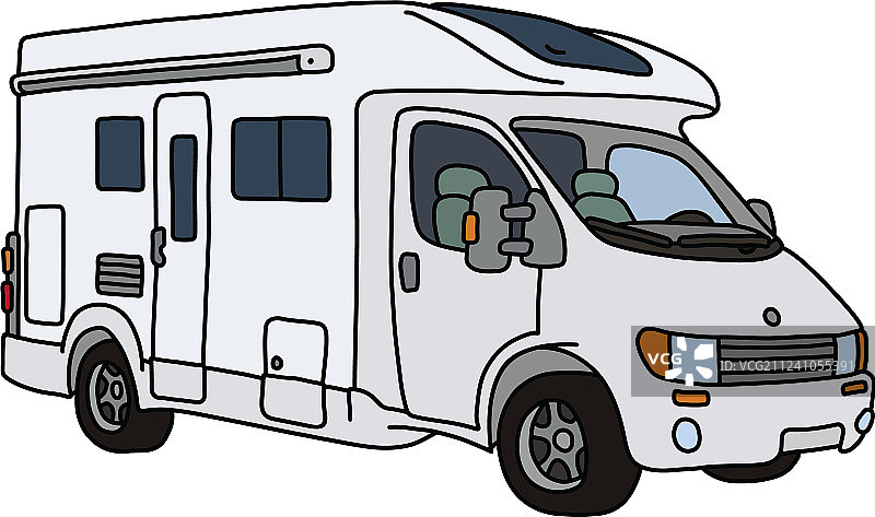 白色大篷车图片素材