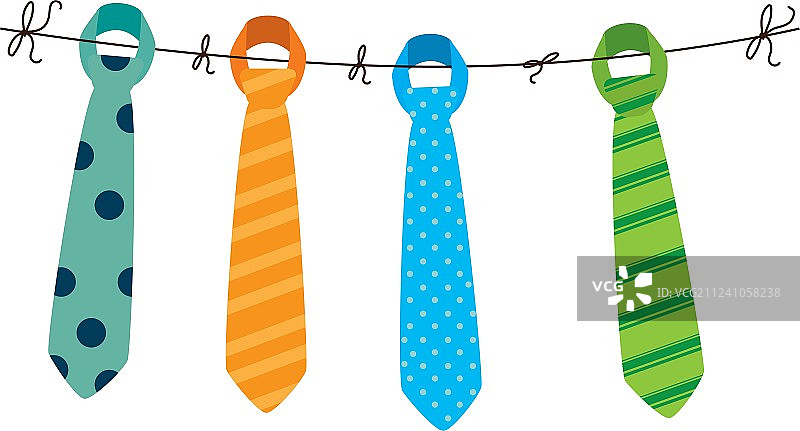 男士时尚领带图标图片素材