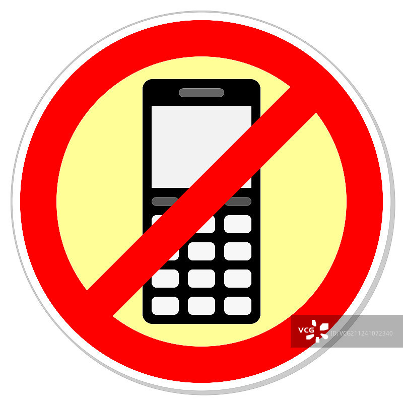 禁止使用手机标志图片素材