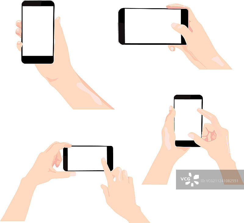手拿着智能手机图片素材
