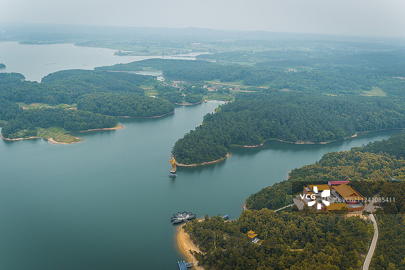 安徽合肥岱山湖度假村风光图片素材