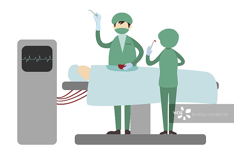 医生在进行外科手术图片素材