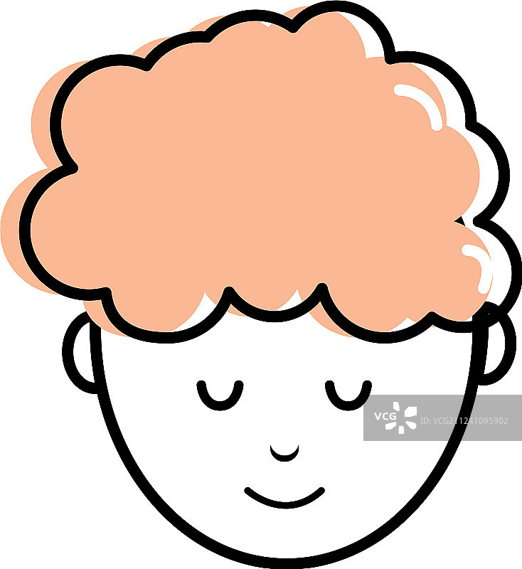 发型男人头像设计图片素材