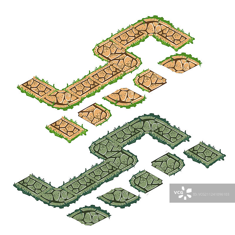 石头小路碎片图片素材