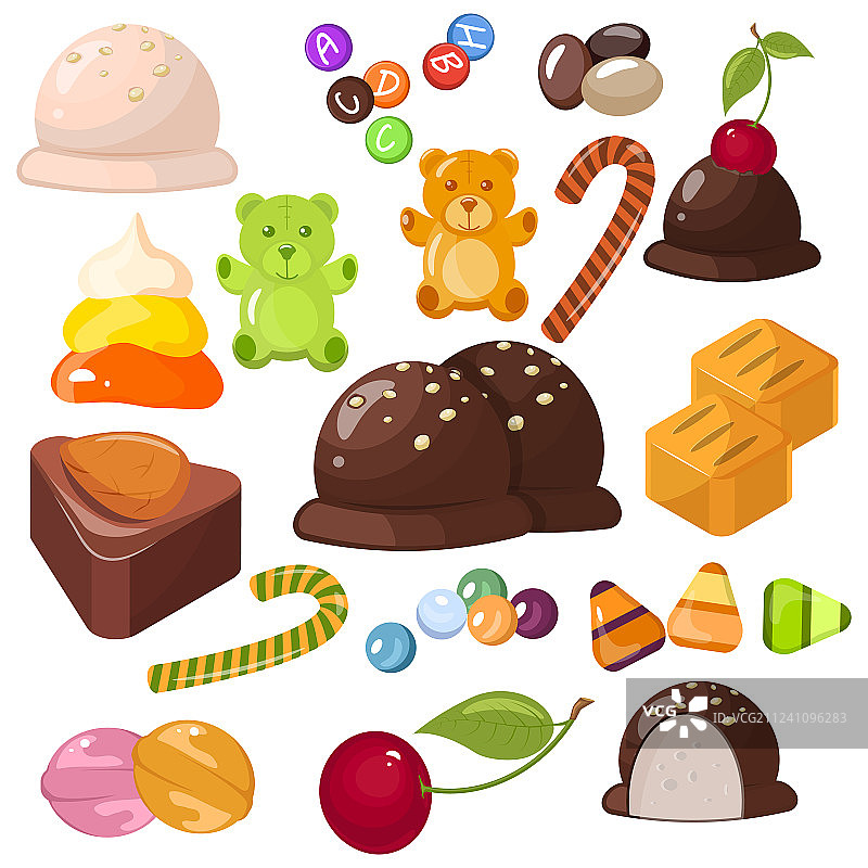 万圣节热门甜点套装图片素材