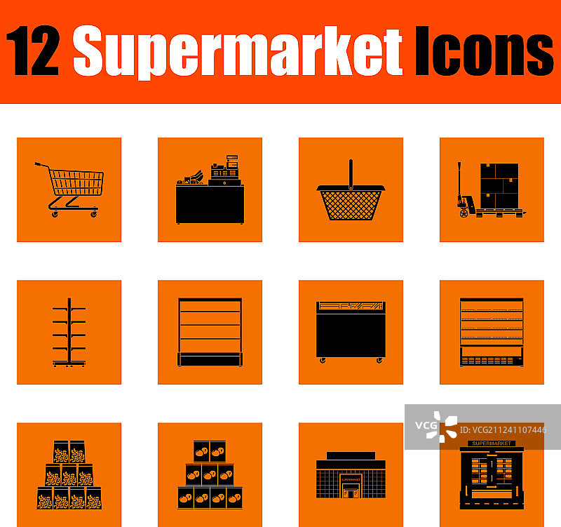 超市图标集图片素材