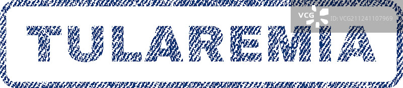 兔热病纺织印章图片素材