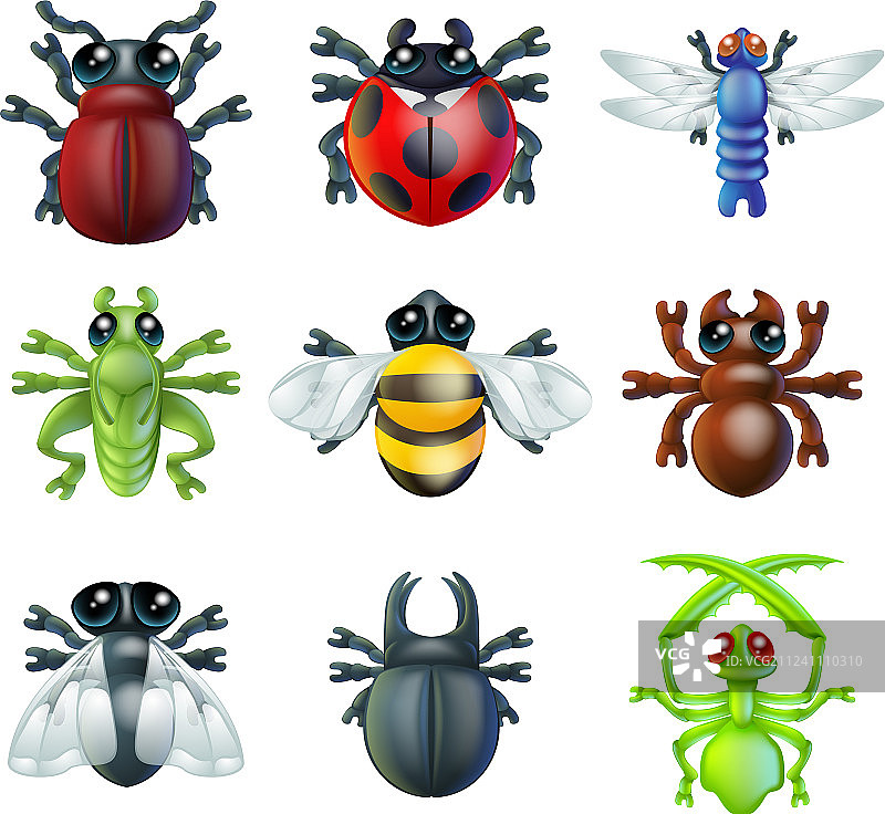 昆虫图标图片素材