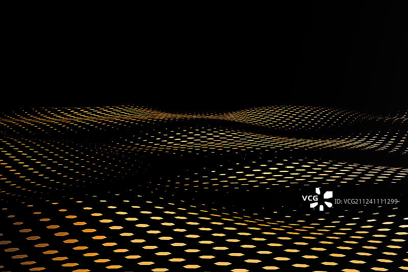 抽象点状变幻渐变背景，三维渲染图片素材