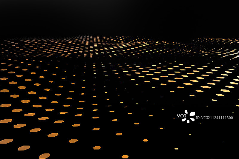 抽象点状变幻渐变背景，三维渲染图片素材