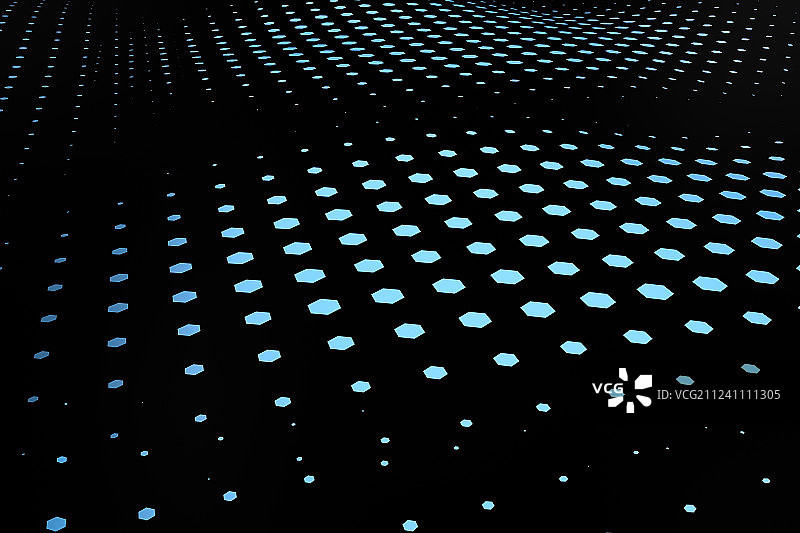 抽象点状变幻渐变背景，三维渲染图片素材