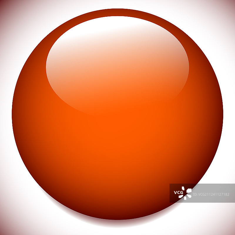 球形圆形按钮带空白空间和光泽图片素材