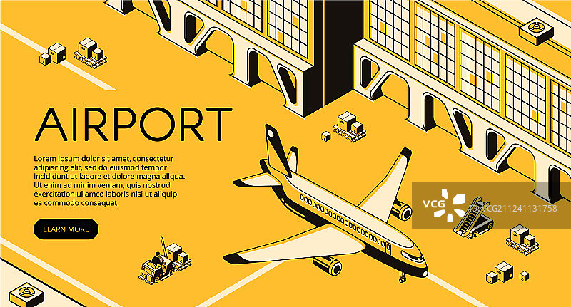 机场货运物流图片素材