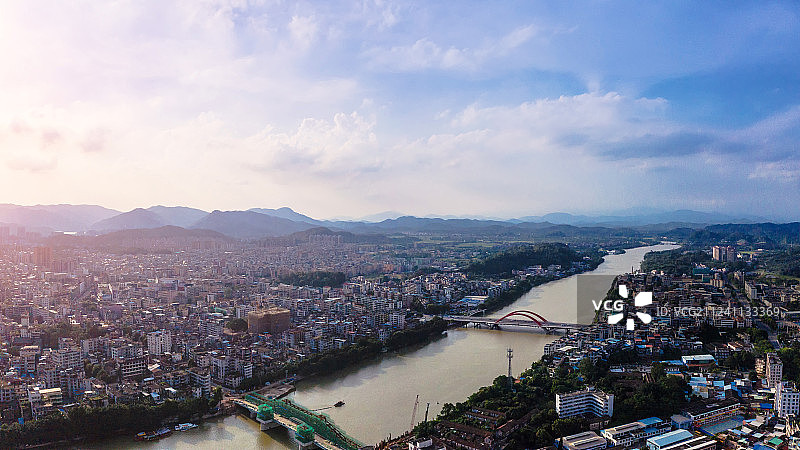 广州市增城区航拍图片素材