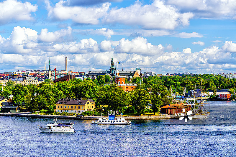 斯德哥尔摩军舰岛图片素材