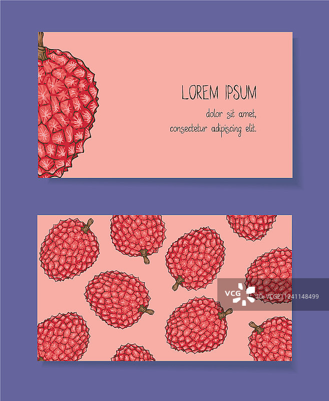 水果名片模板合集图片素材