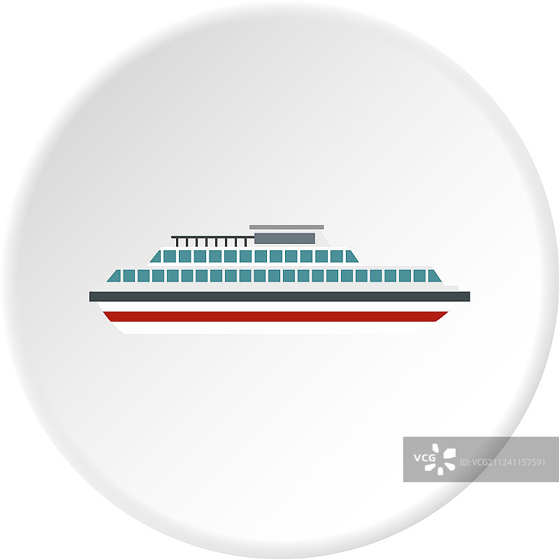 圆形蒸汽船图标图片素材