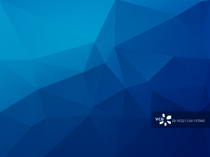 抽象蓝色多边形背景图片素材