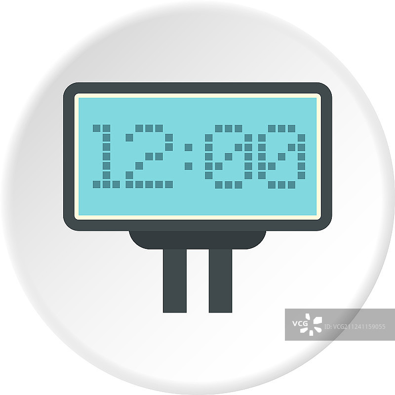 带结果显示图标的圆形记分牌图片素材