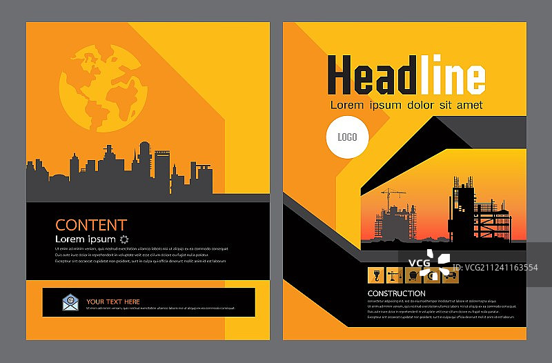 手册模板设计图片素材