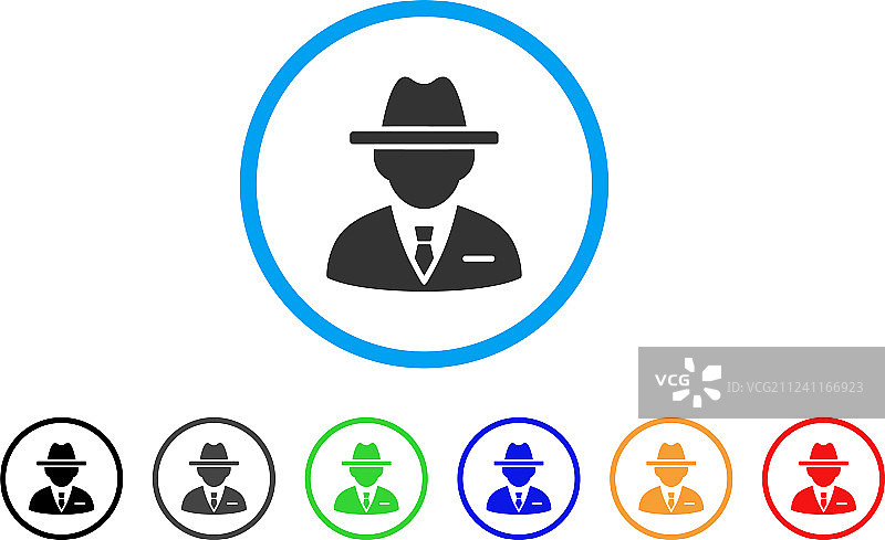 圆形代理图标图片素材