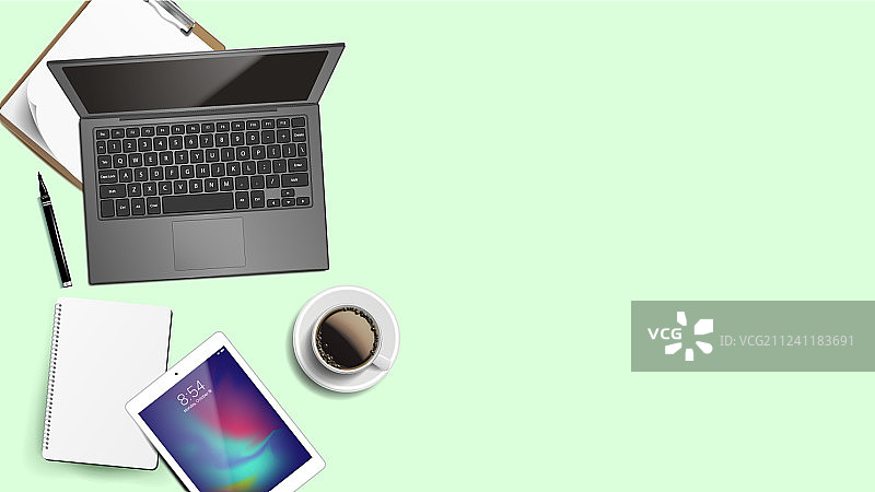 现代商务办公室工作场所背景图片素材