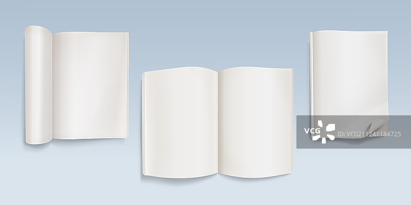 书本或空白笔记本图片素材