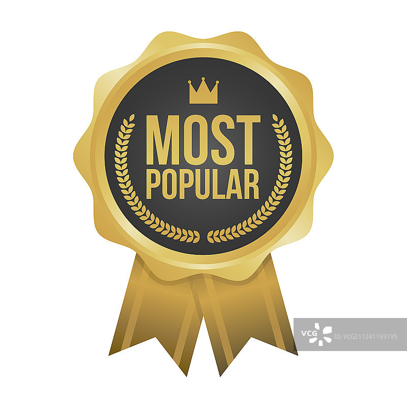 最受欢迎的金色圆形标签图片素材
